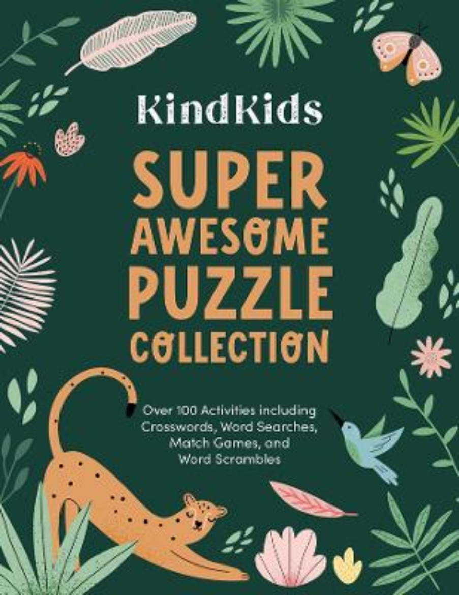 Picture of KindKids Super Awesome Puzzle Collection: Over 100 Activities including Crosswords, Word Searches, Match Games, and Word Scrambles