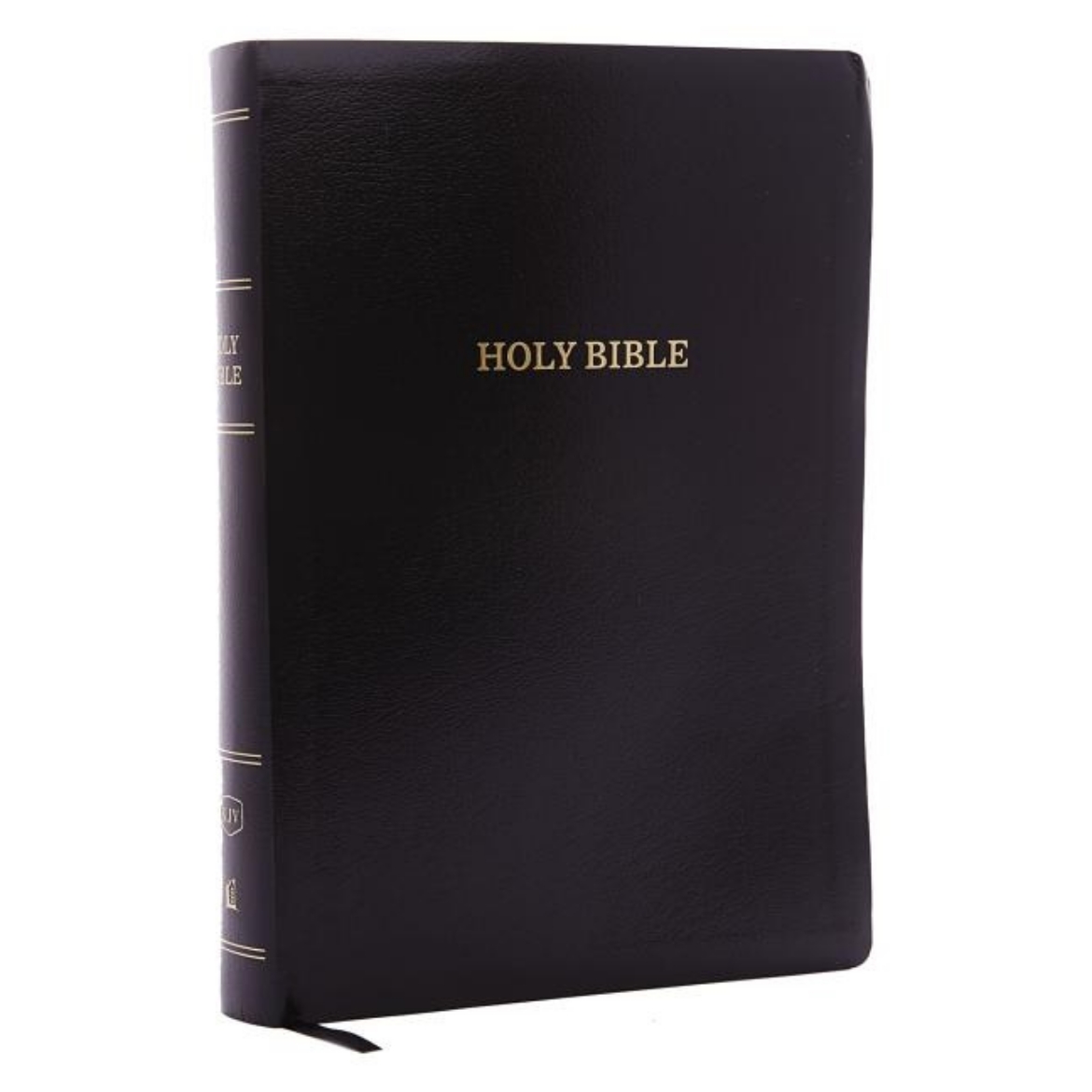 Picture of Kjv, reference bible, super giant print, leather-look, black, red letter ed