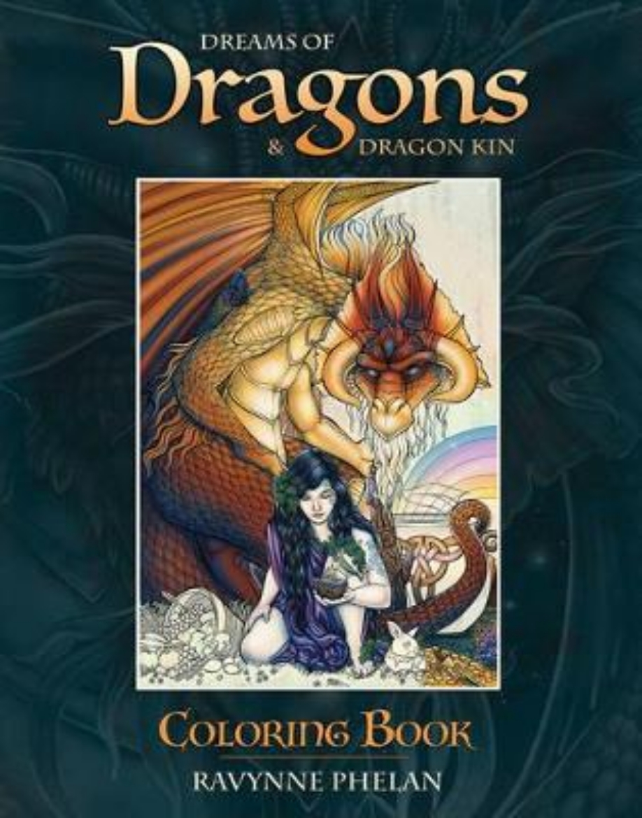 Picture of Dreams of dragons & dragon kin coloring book