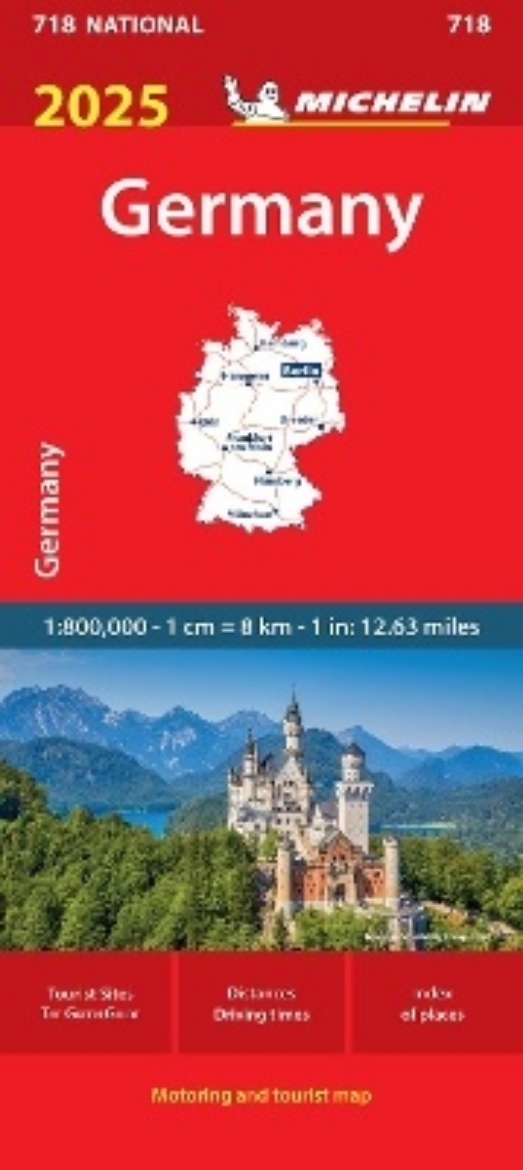 Picture of Germany 2025 - Michelin National Map 718