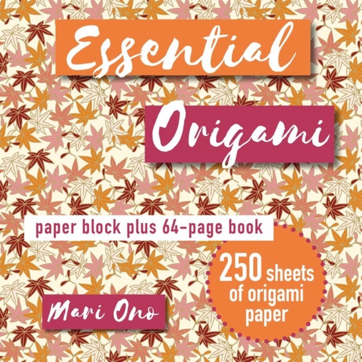 Picture of Essential Origami : Paper Block Plus 64-Page Book