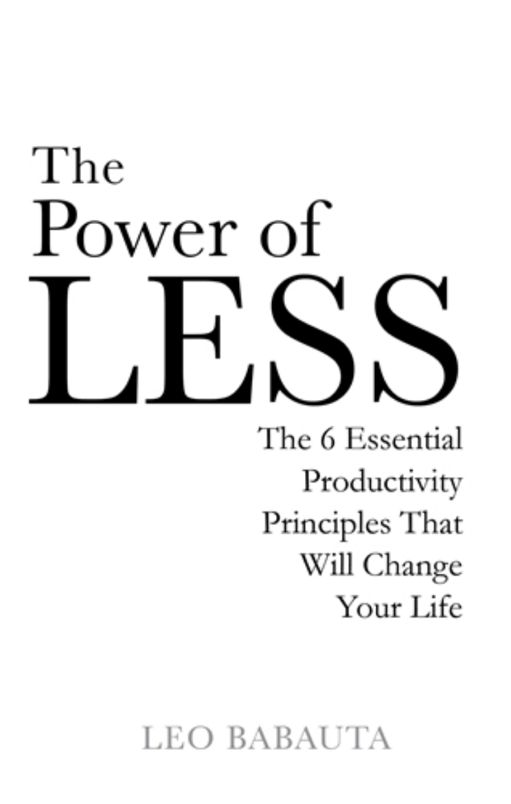 Picture of Power of less - the 6 essential productivity principles that will change yo