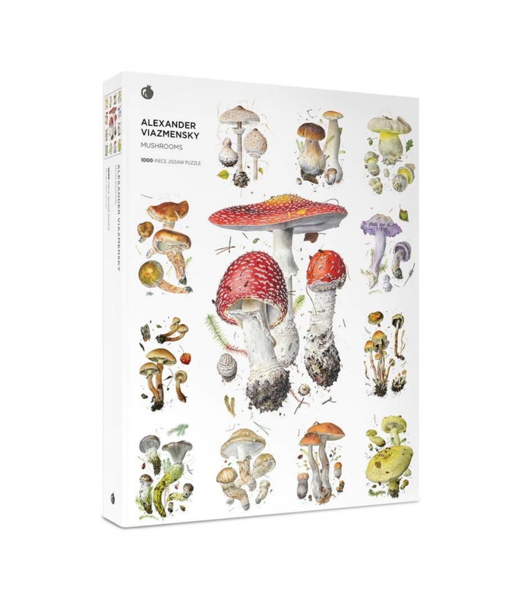 Picture of Mushrooms: Alexander Viazmensky 1000-Piece Puzzle