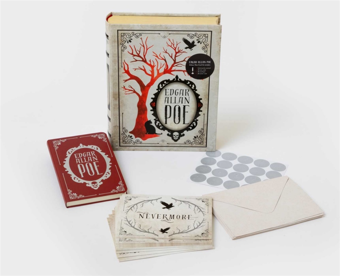 Picture of Edgar Allan Poe Deluxe Note Card Set (With Keepsake Book Box)
