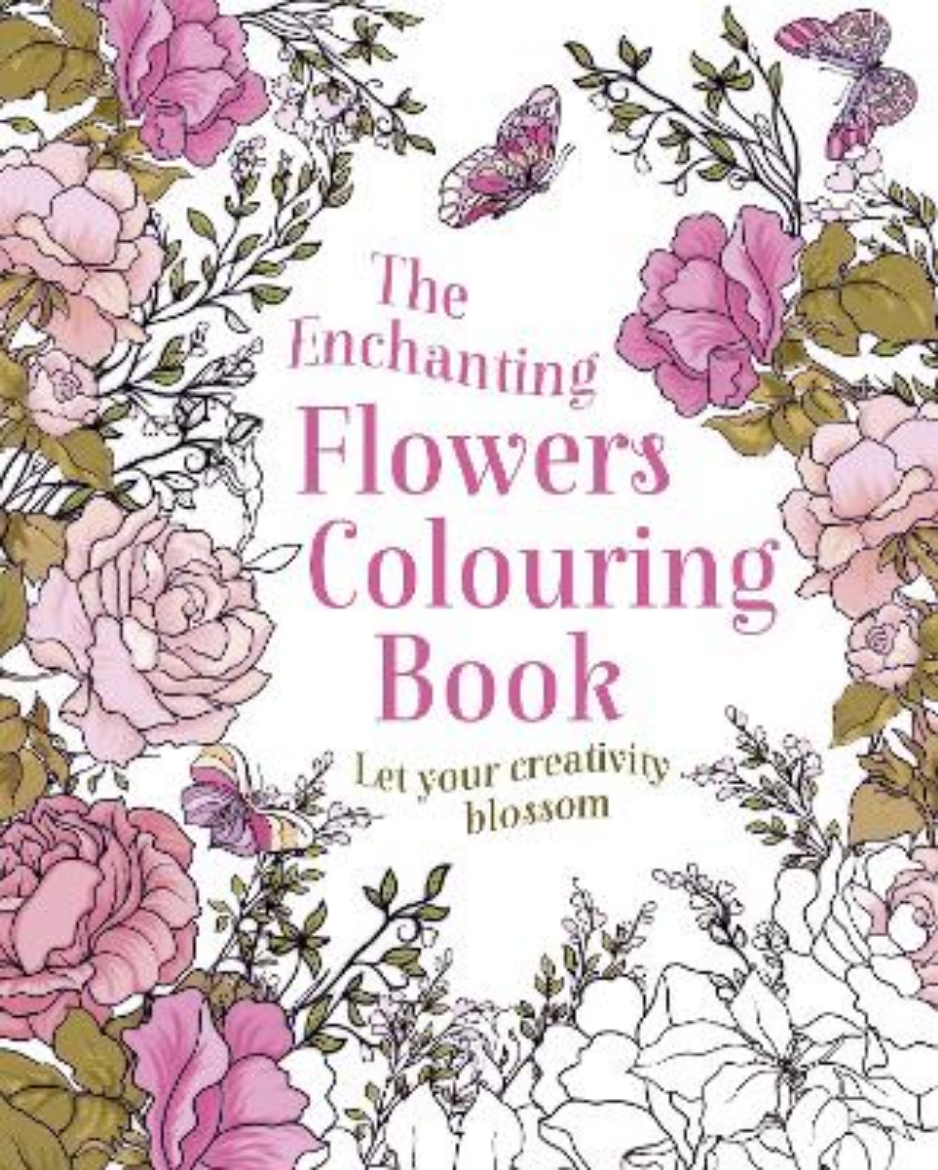 Picture of The Enchanting Flowers Colouring Book: Let Your Creativity Blossom