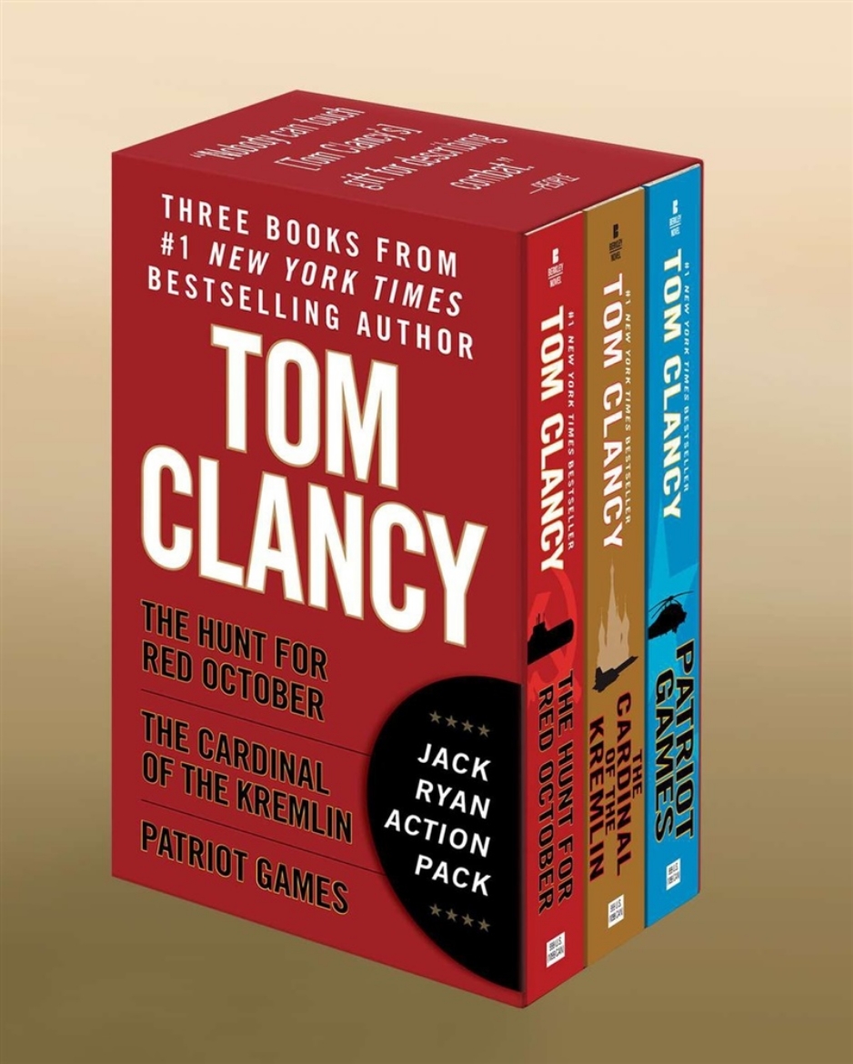 Picture of Tom Clancy's Jack Ryan Boxed Set (Books 1-3): THE HUNT FOR RED OCTOBER, PATRIOT GAMES, and THE CARDINAL OF THE KREMLIN