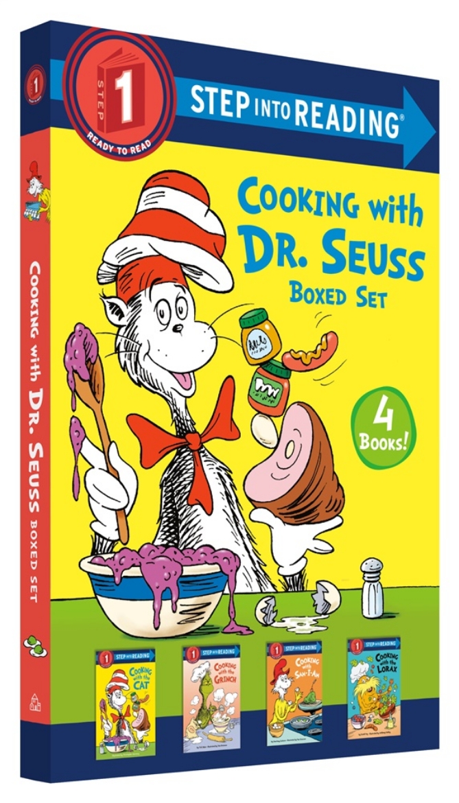 Picture of Cooking with Dr. Seuss Step into Reading 4-Book Boxed Set: Cooking with the Cat; Cooking with the Grinch; Cooking with Sam-I-Am; Cooking with the Lorax