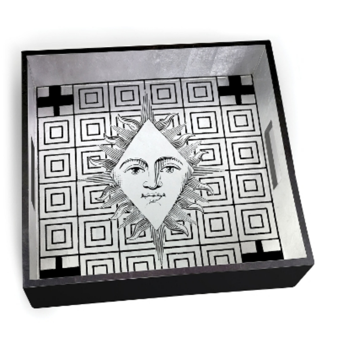 Picture of Christian Lacroix Poker Face Square Lacquer Tray