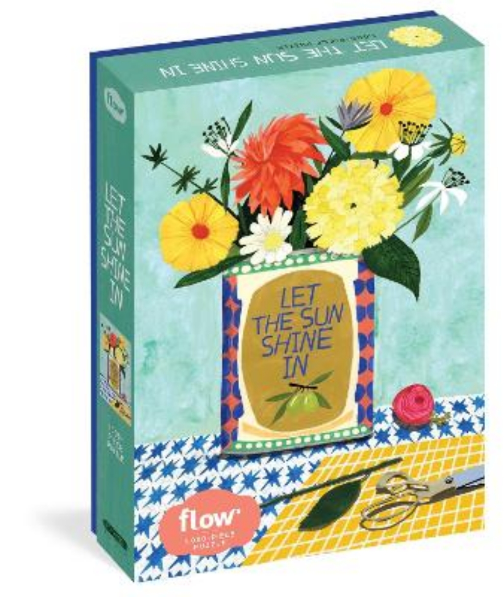 Picture of Let the Sun Shine In 1,000-Piece Puzzle: (Flow) for Adults Families Picture Quote Mindfulness Game Gift Jigsaw 26 3/8” x 18 7/8”