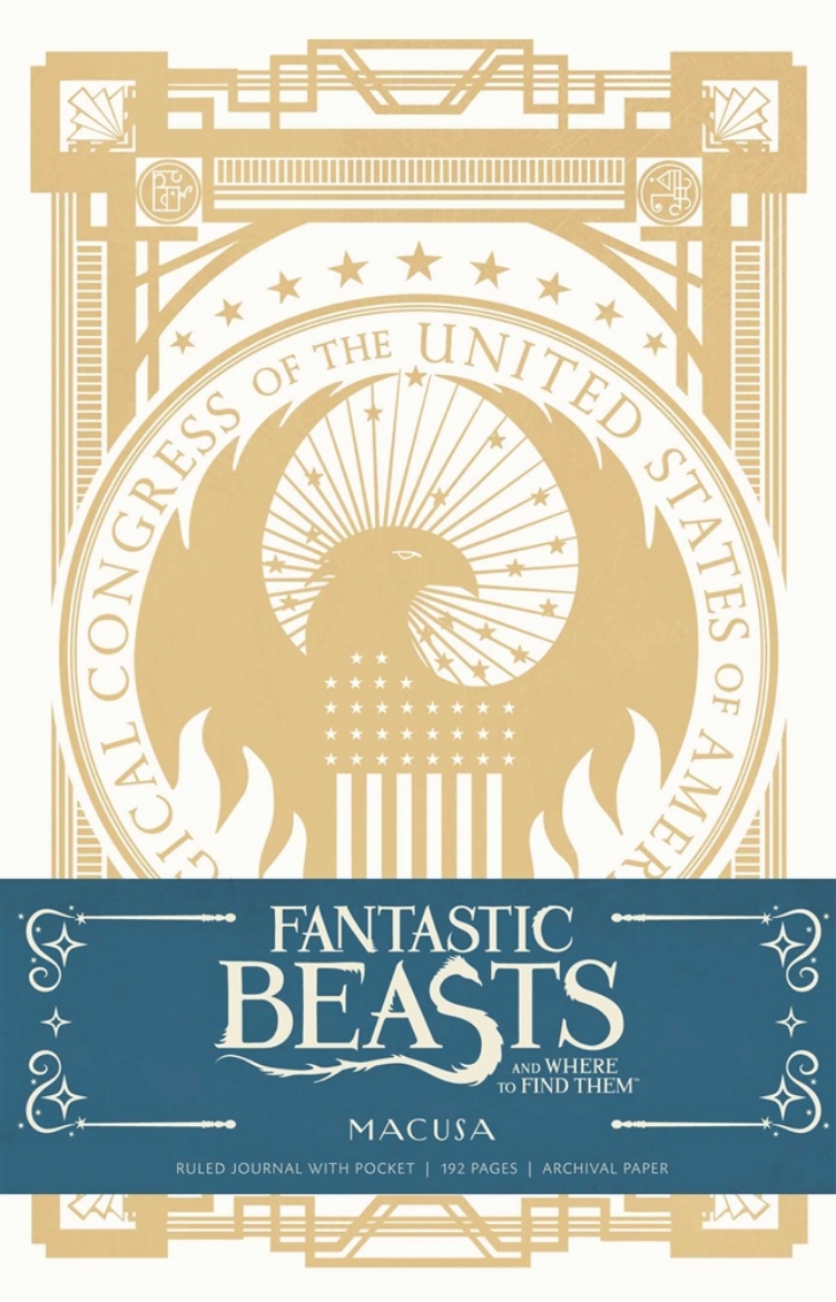 Picture of Fantastic beasts and where to find them: macusa hardcover ruled journal