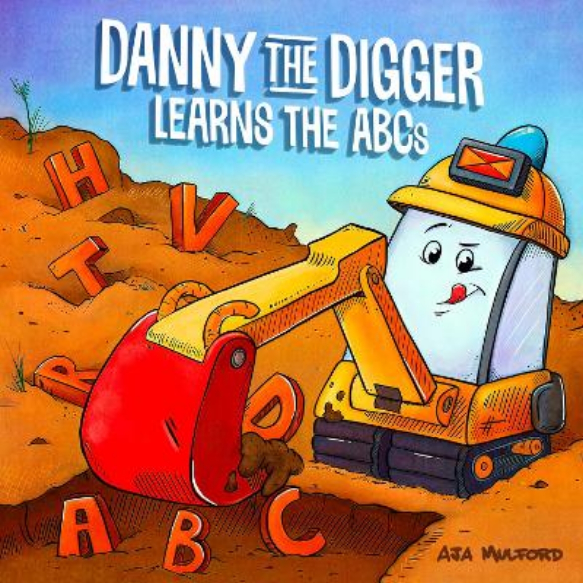 Picture of Danny the Digger Learns the ABCs: Practice the Alphabet with Bulldozers, Cranes, Dump Trucks, and more Construction Site Vehicles!
