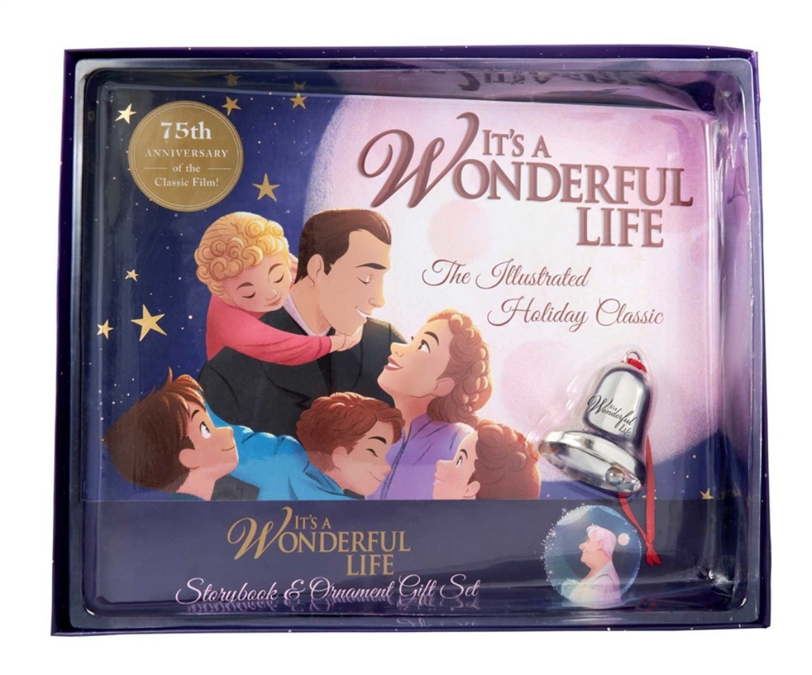 Picture of It's a Wonderful Life: The Illustrated Holiday Classic Gift Set: (Christmas Gift Set, Christmas Bell Ornament, Classic Movie Picture Book)