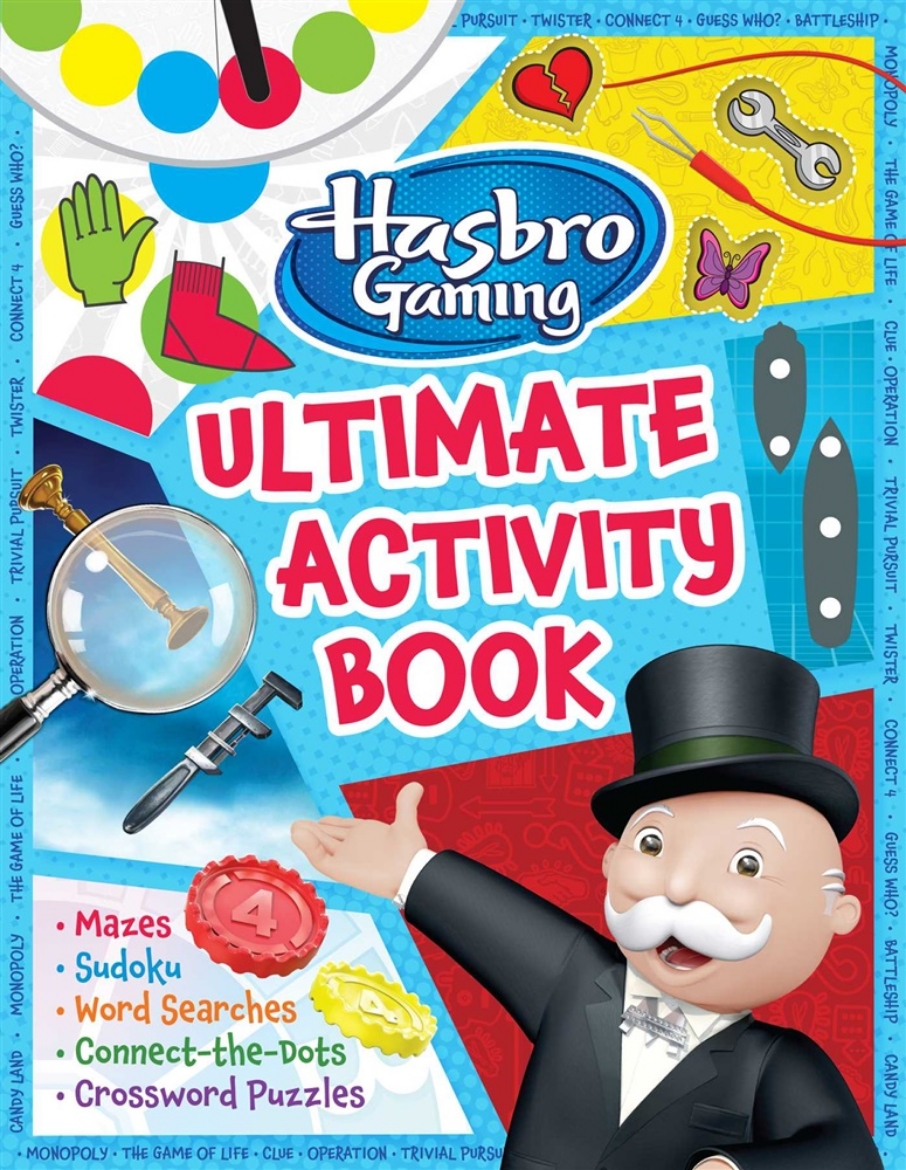 Picture of Hasbro Gaming Ultimate Activity Book: (Hasbro Board Games, Kid's Game Books, Kids 8-12, Word Games, Puzzles, Mazes)