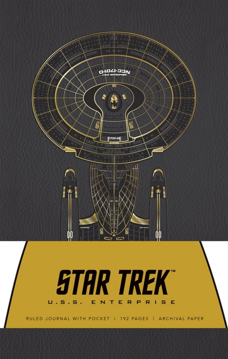 Picture of Star trek hardcover ruled journal - u.s.s. enterprise