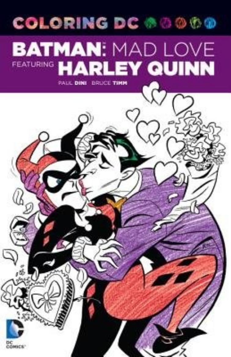 Picture of Coloring dc harley quinn in batman adventures - mad love