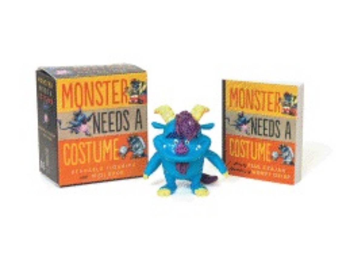 Picture of Monster Needs a Costume Bendable Figurine and Mini Book