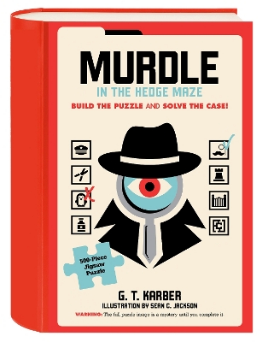 Picture of Murdle in the Hedge Maze 500-Piece Jigsaw Puzzle