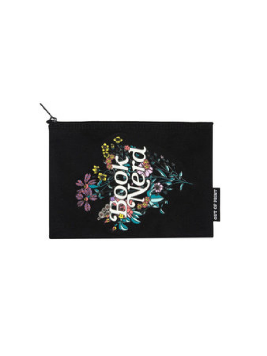 Picture of Book Nerd Floral Pouch