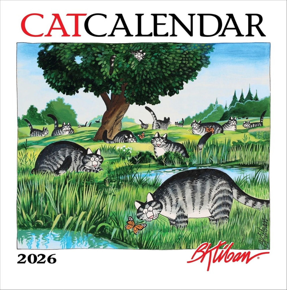 Picture of B. Kliban: CatCalendar : 2026 Wall Calendar