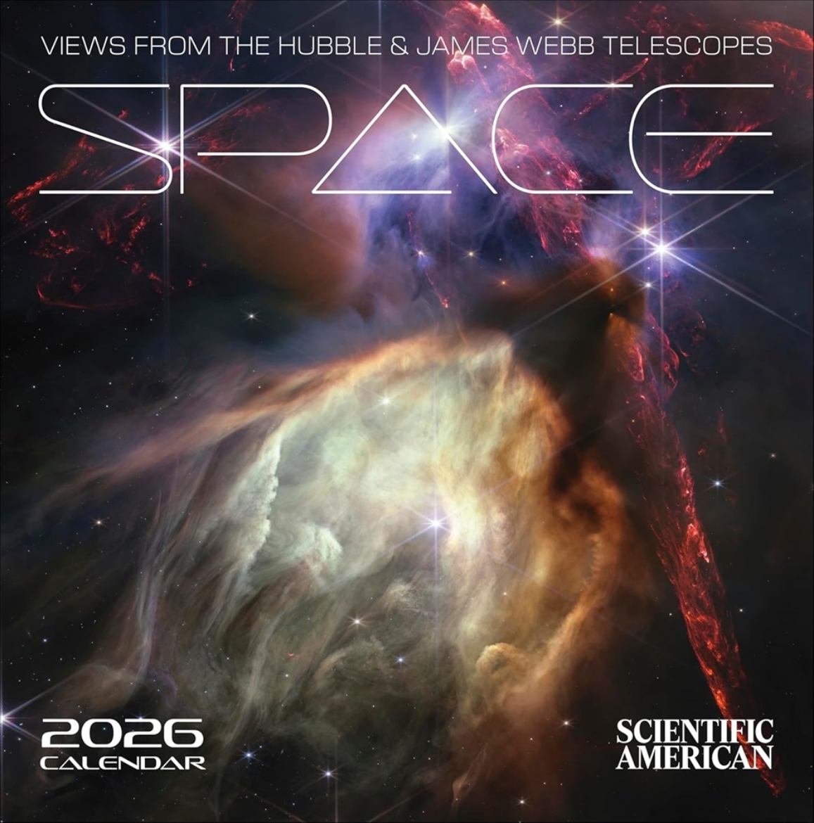 Picture of Space: Hubble & James Webb Telescopes : 2026 Wall Calendar