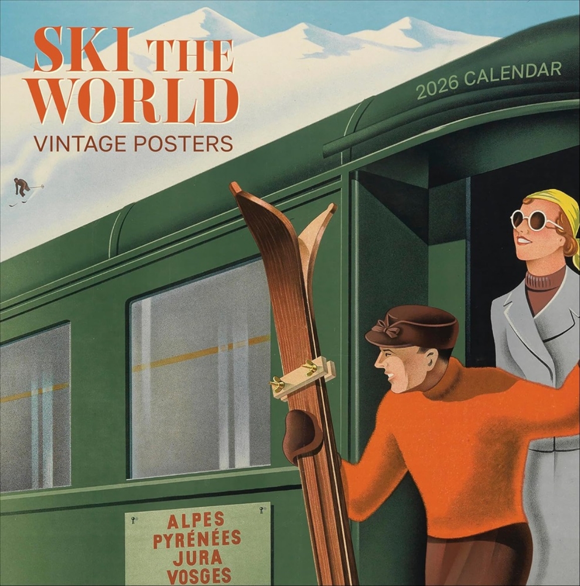 Picture of Ski the World: Vintage Posters : 2026 Wall Calendar