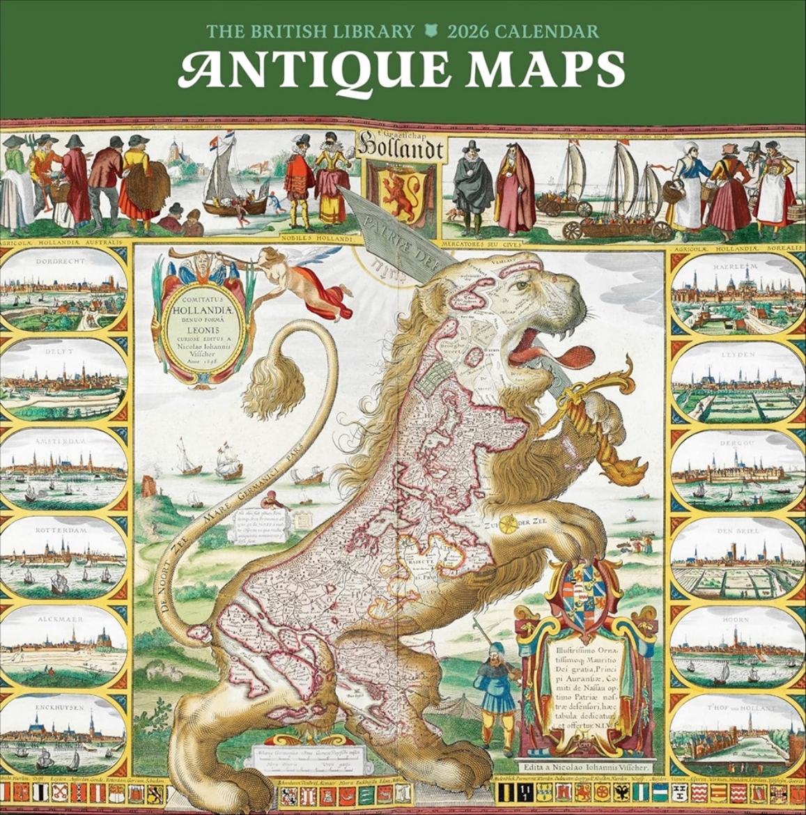 Picture of Antique Maps : 2026 Wall Calendar