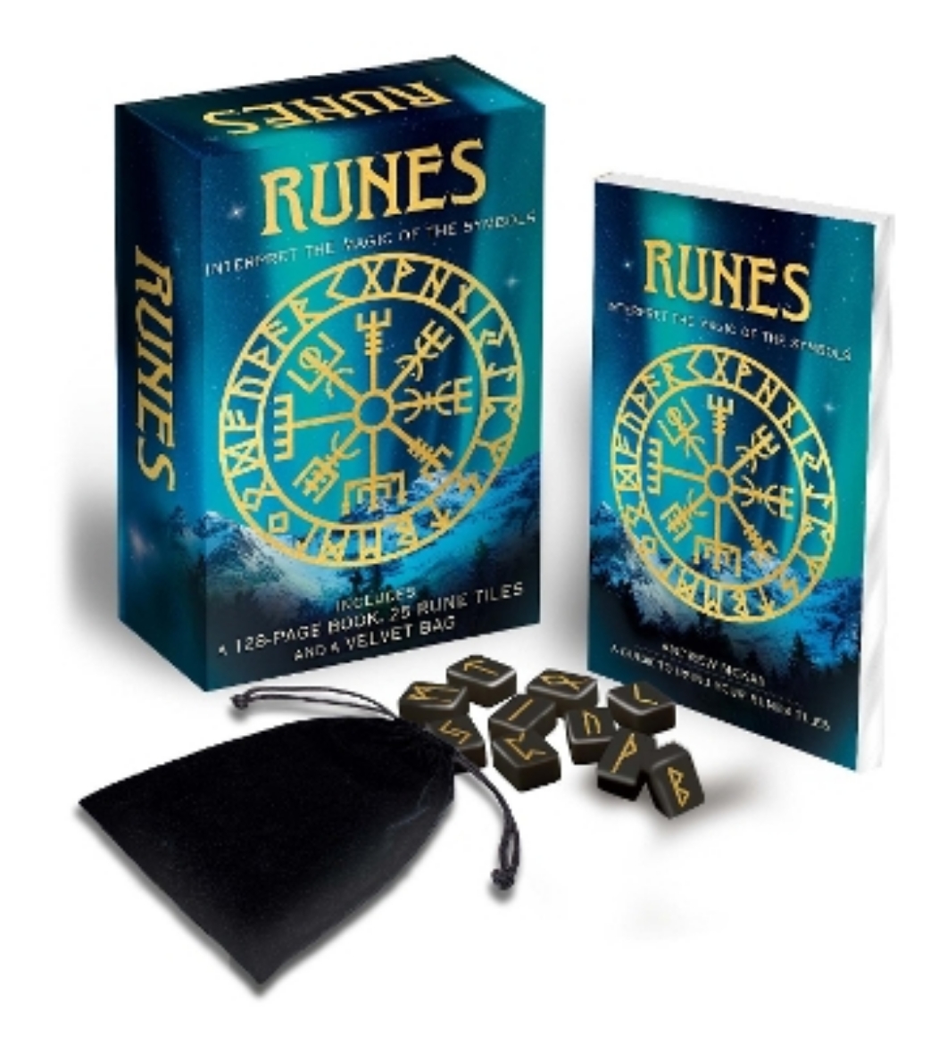 Picture of Runes: Interpret the Magic of the Symbols: Includes a 128-page book, 25 rune tiles and a velvet bag