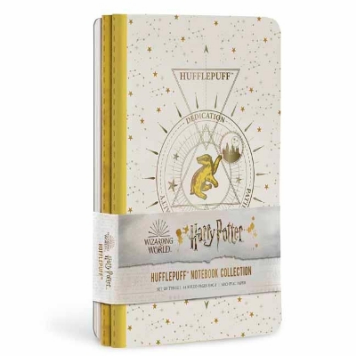 Picture of Harry Potter: Hufflepuff Constellation Sewn Notebook Collection (Set of 3)