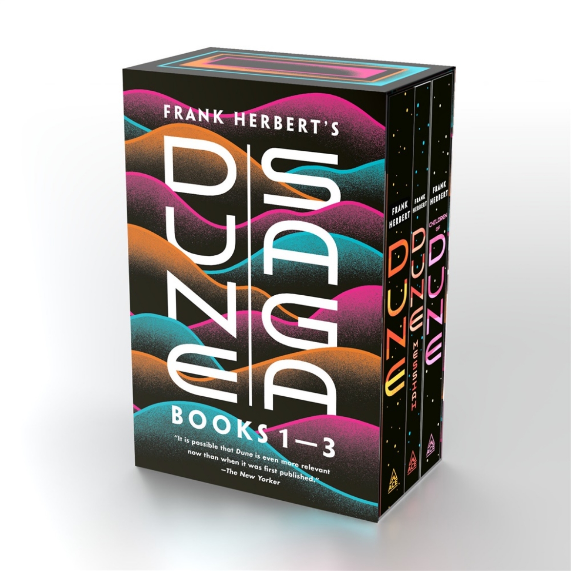 Picture of Frank Herbert's Dune Saga 3-Book Boxed Set: Dune, Dune Messiah, and Children of Dune