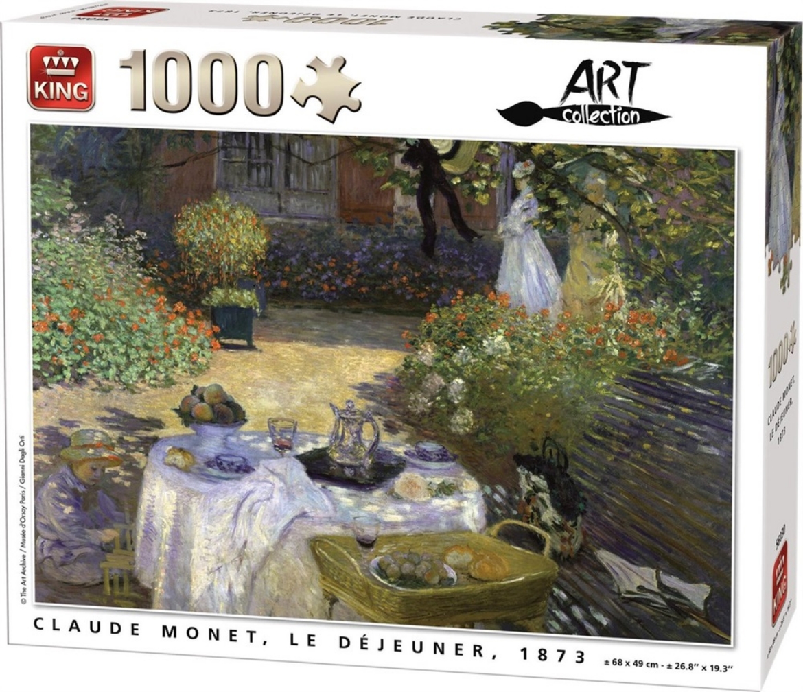 Picture of King 1000 Piece Puzzle Monet Le Dejeuner