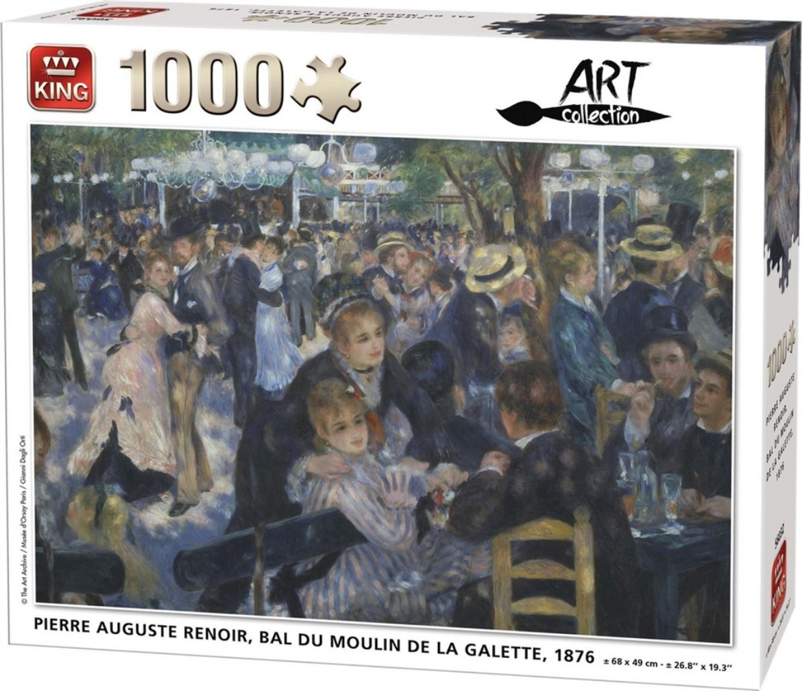 Picture of King 1000 Piece Puzzle Renoir Bal Du Moulin De La Gallette
