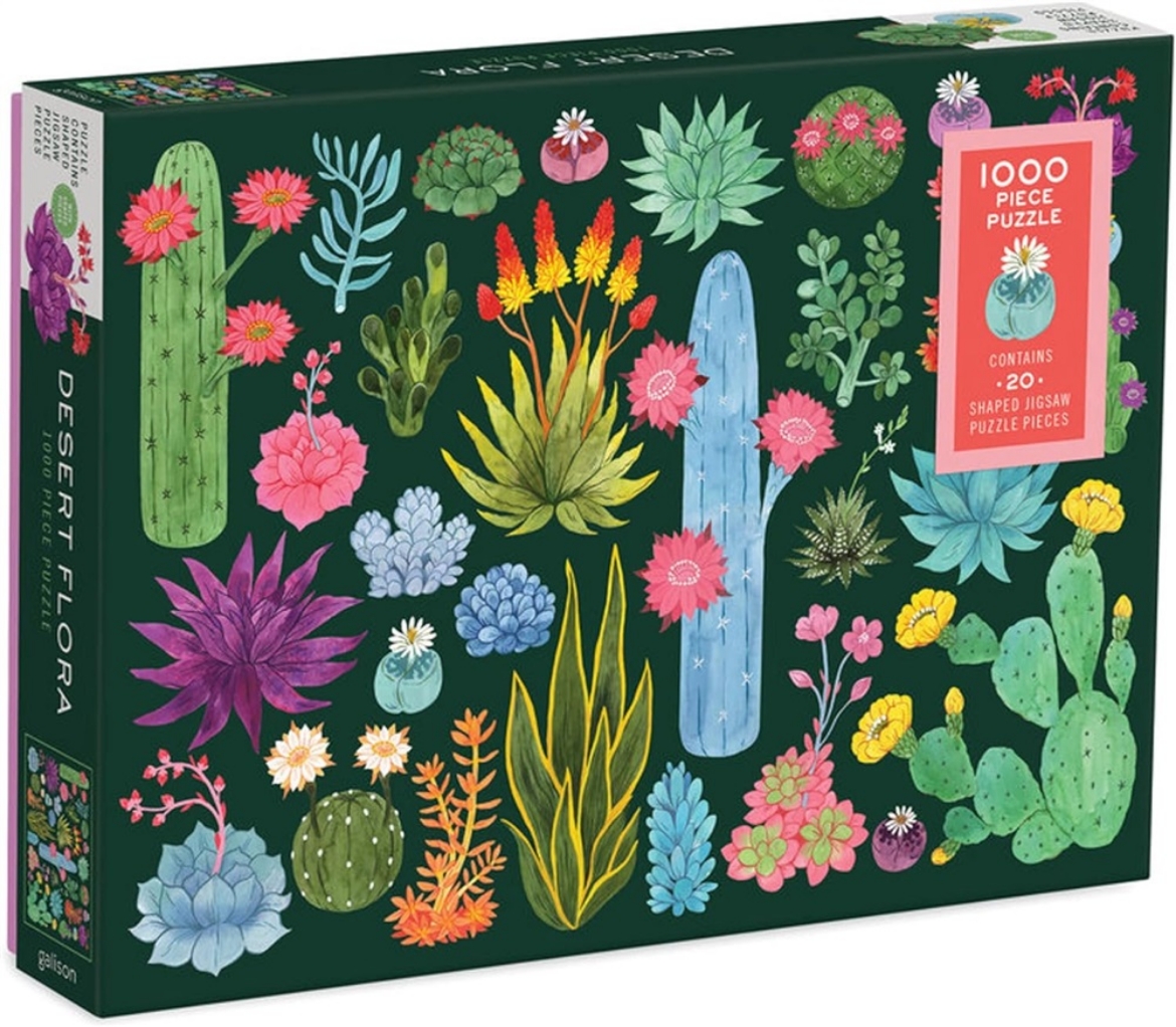 Picture of Desert Flora 1000 Piece Puzzle with Shaped Pieces
