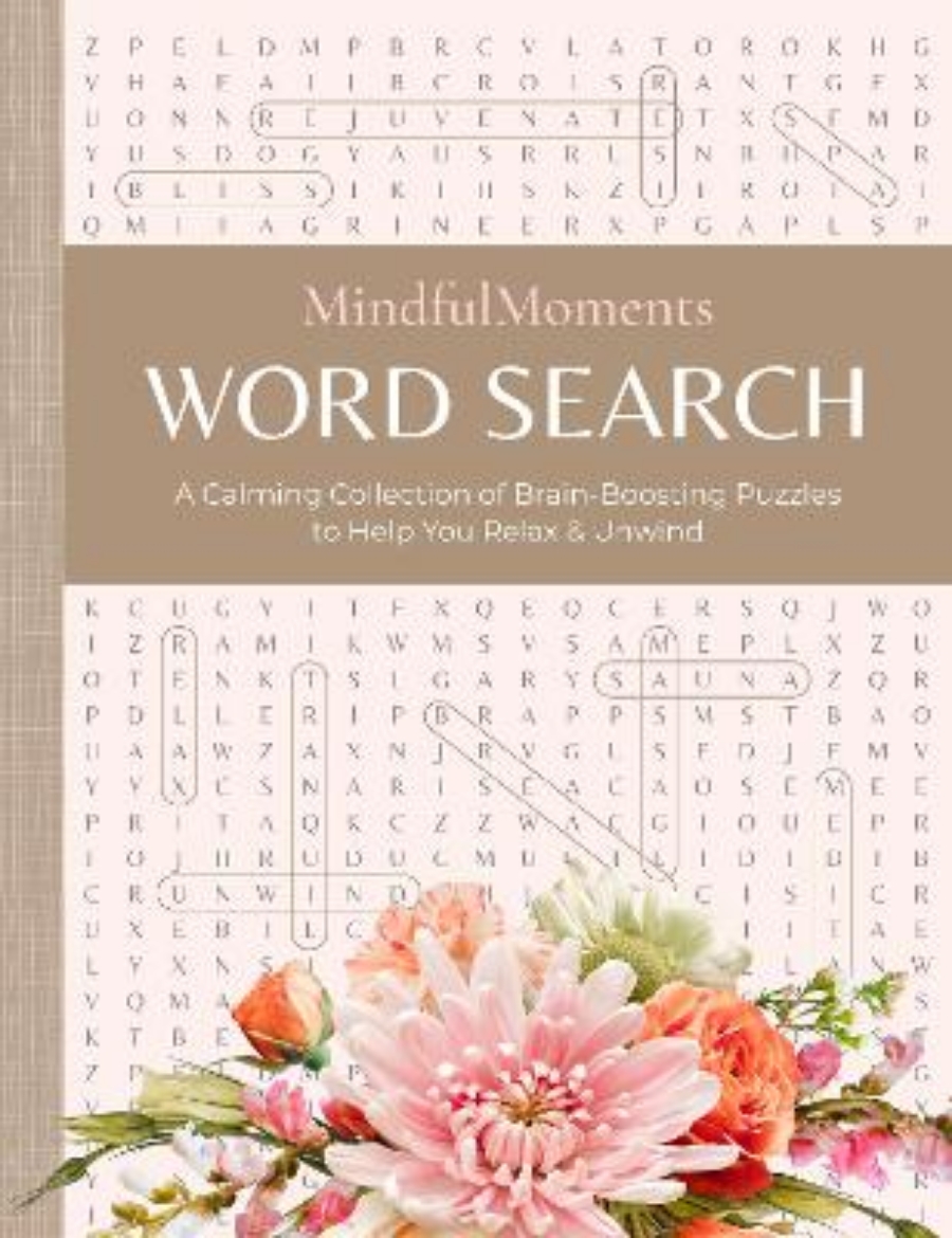 Picture of MindfulMoments Word Search: A Calming Collection of Brain-Boosting Puzzles to Help You Relax & Unwind