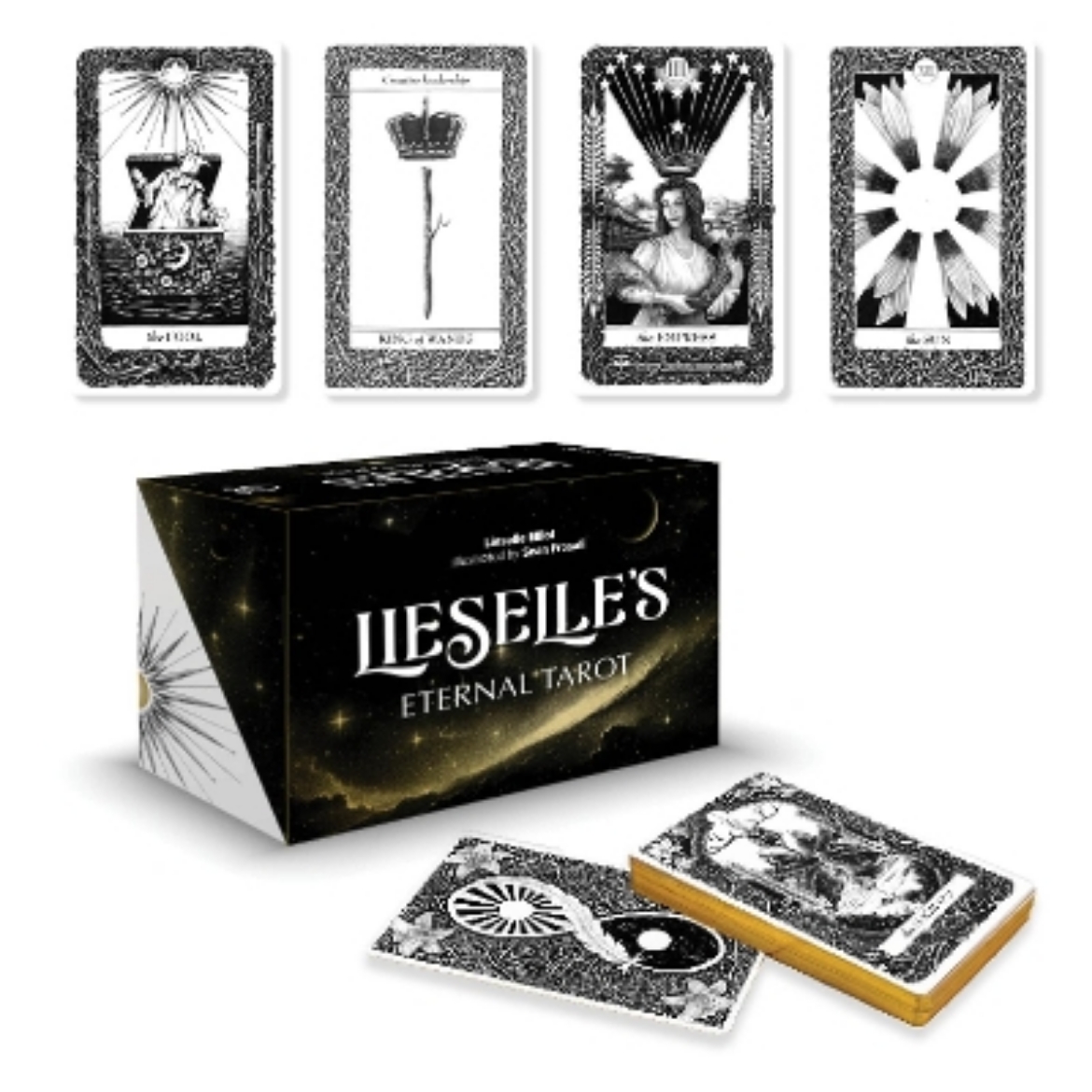 Picture of Lieselle's Eternal Tarot: Trust Your Voice and Then Learn to Trust the Journey (Tarot Kit Box Set with 78 Cards and Guide Book)