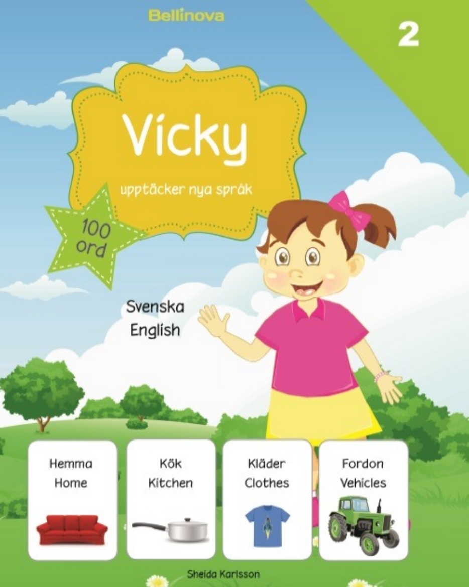 Picture of Vicky upptäcker nya språk 2. Engelska