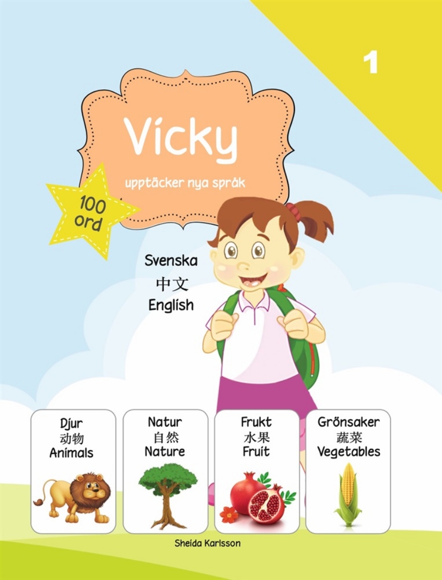 Picture of Vicky upptäcker nya språk 1 - Kinesiska
