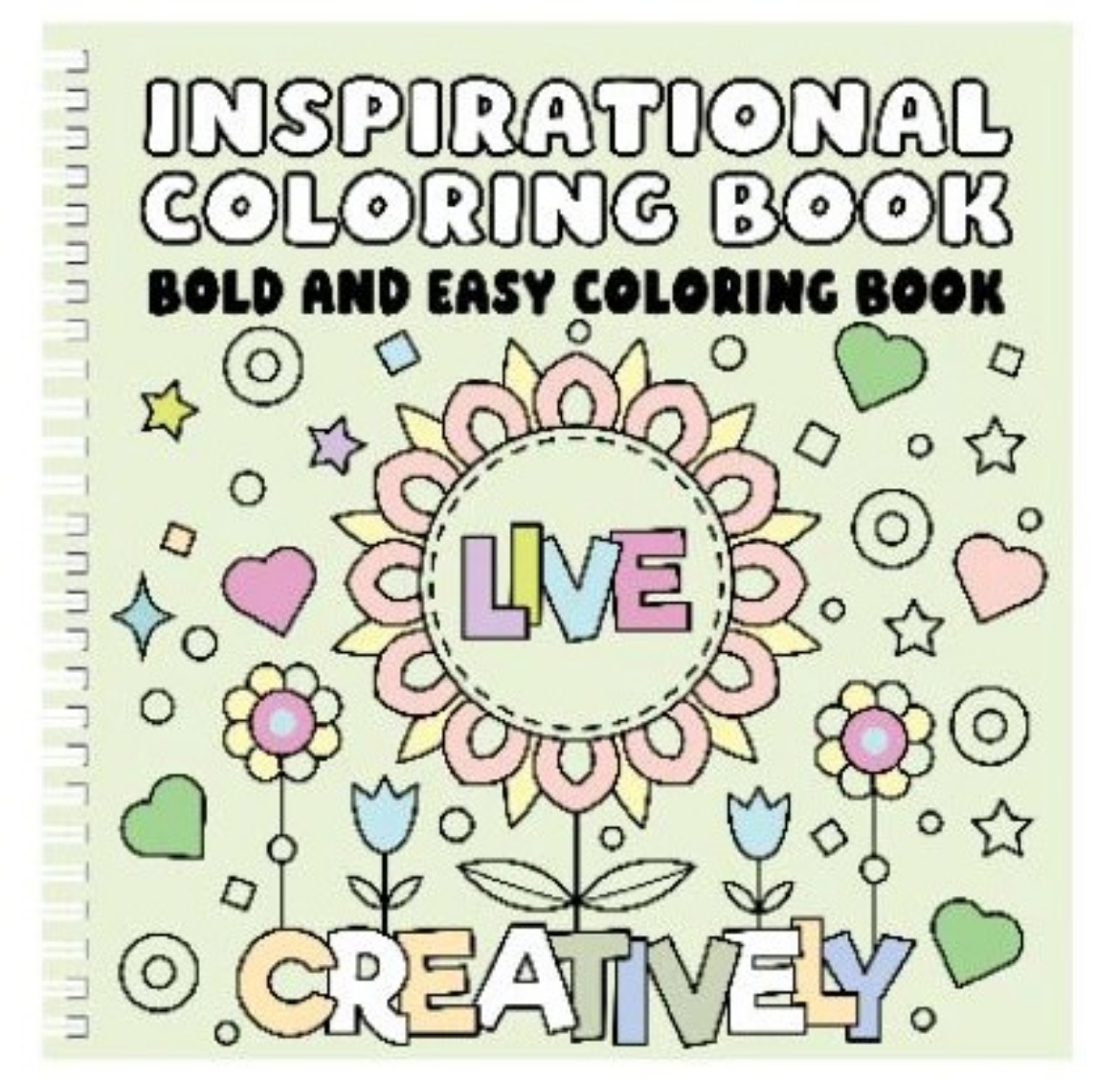 Picture of Inspirational  Bold and Easy Coloring Book