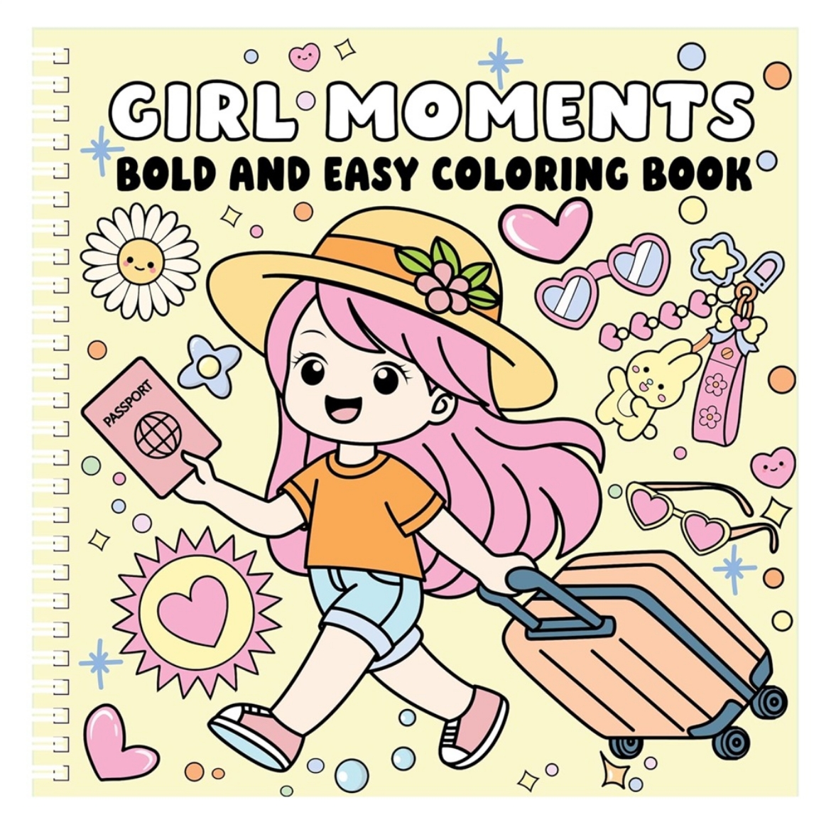 Picture of Girl Moments Bold and Easy Coloring Book
