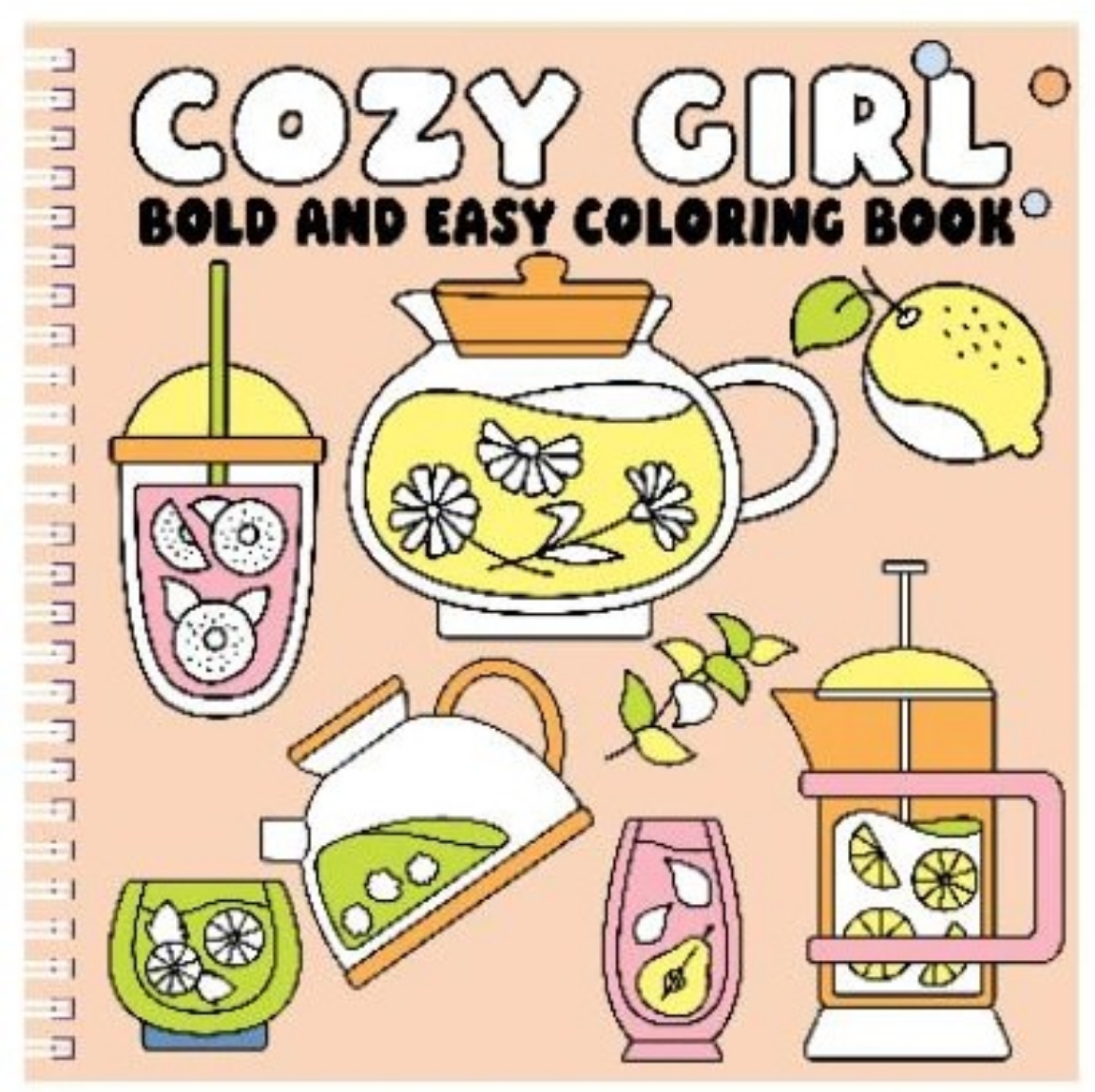 Picture of Cozy Girl Bold and Easy Coloring Book