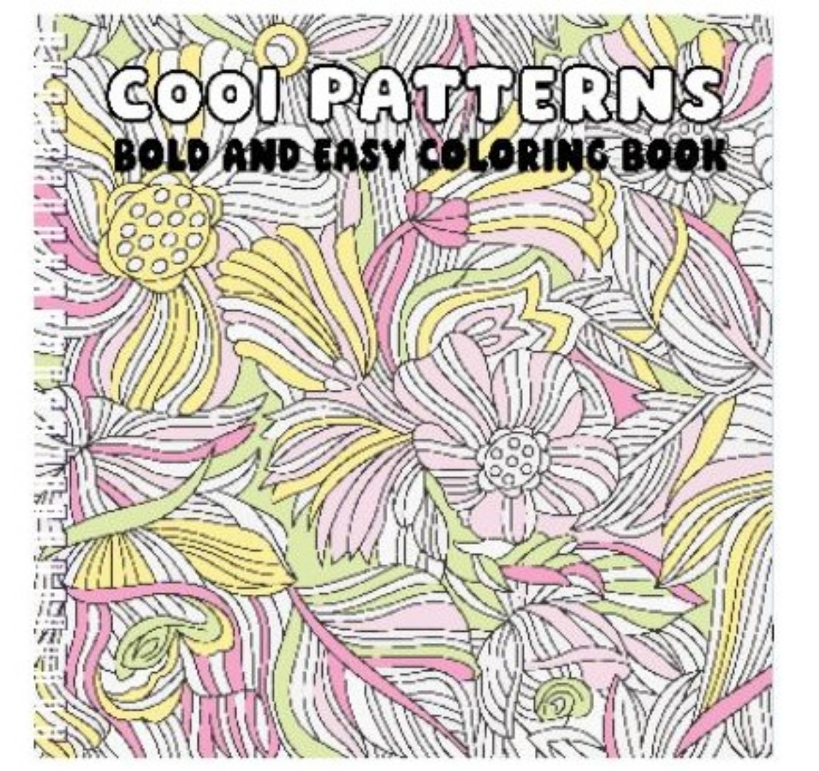 Picture of Cool Patterns Bold and Easy Coloring Book