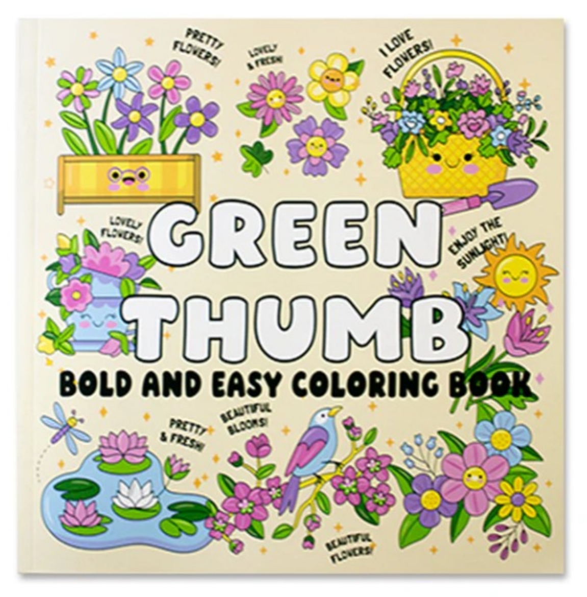 Picture of GREEN THUMB BOLD AND EASY COLORING BOOK