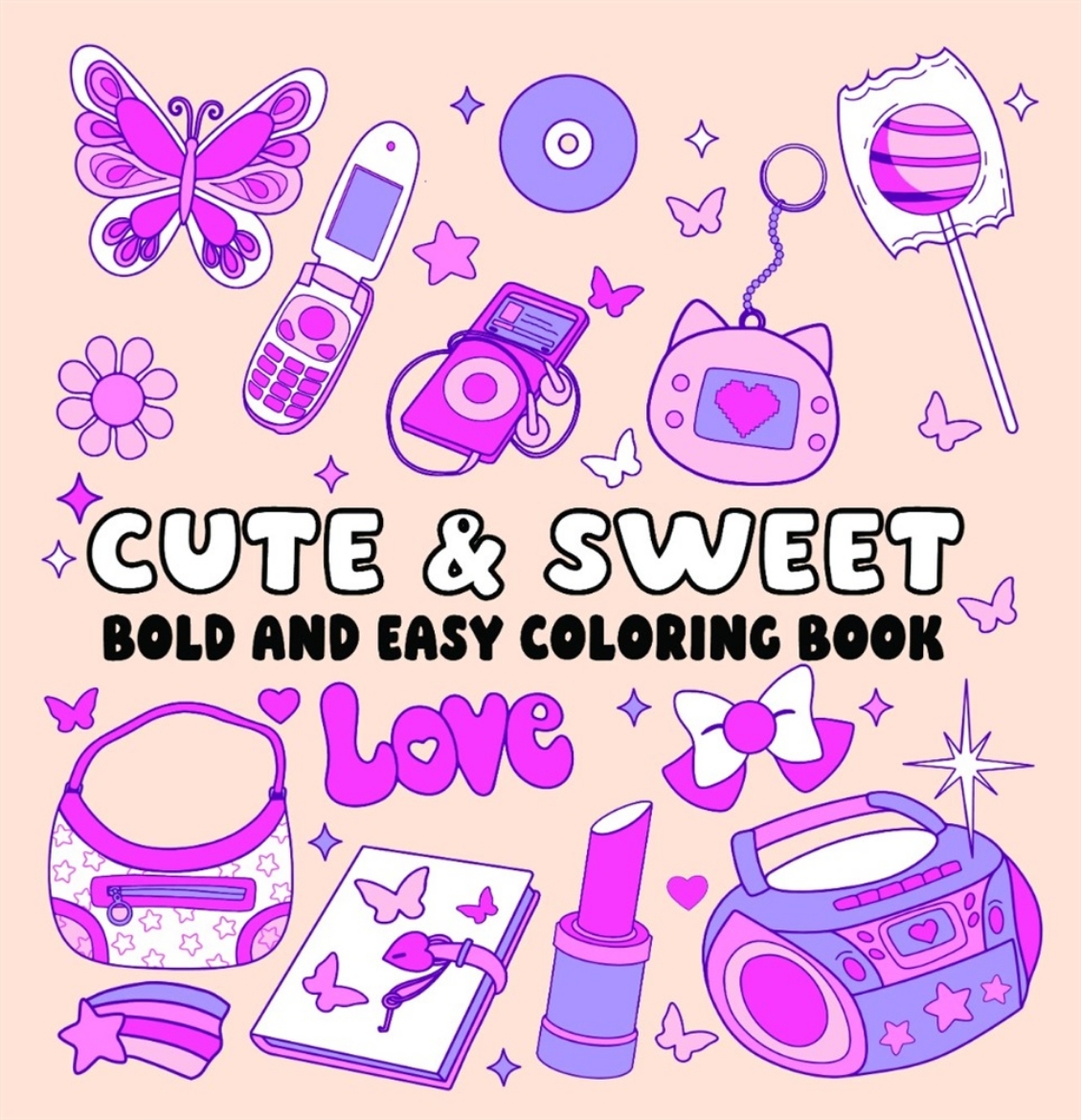 Picture of Cute and Sweet Bold and Easy Coloring Book