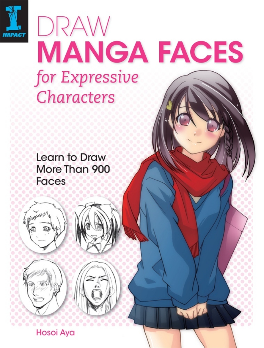 Picture of Draw manga faces for expressive characters - learn to draw more than 900 fa