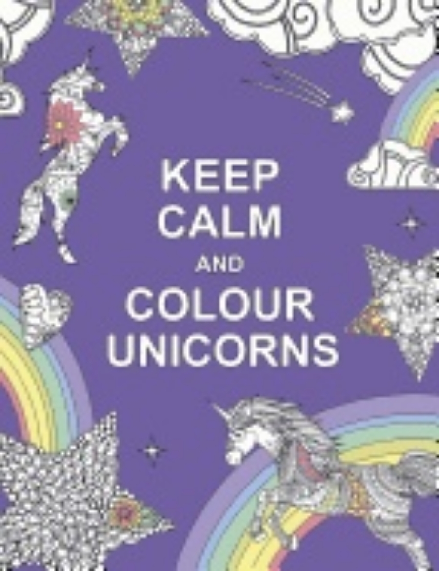 Picture of Keep calm and colour unicorns