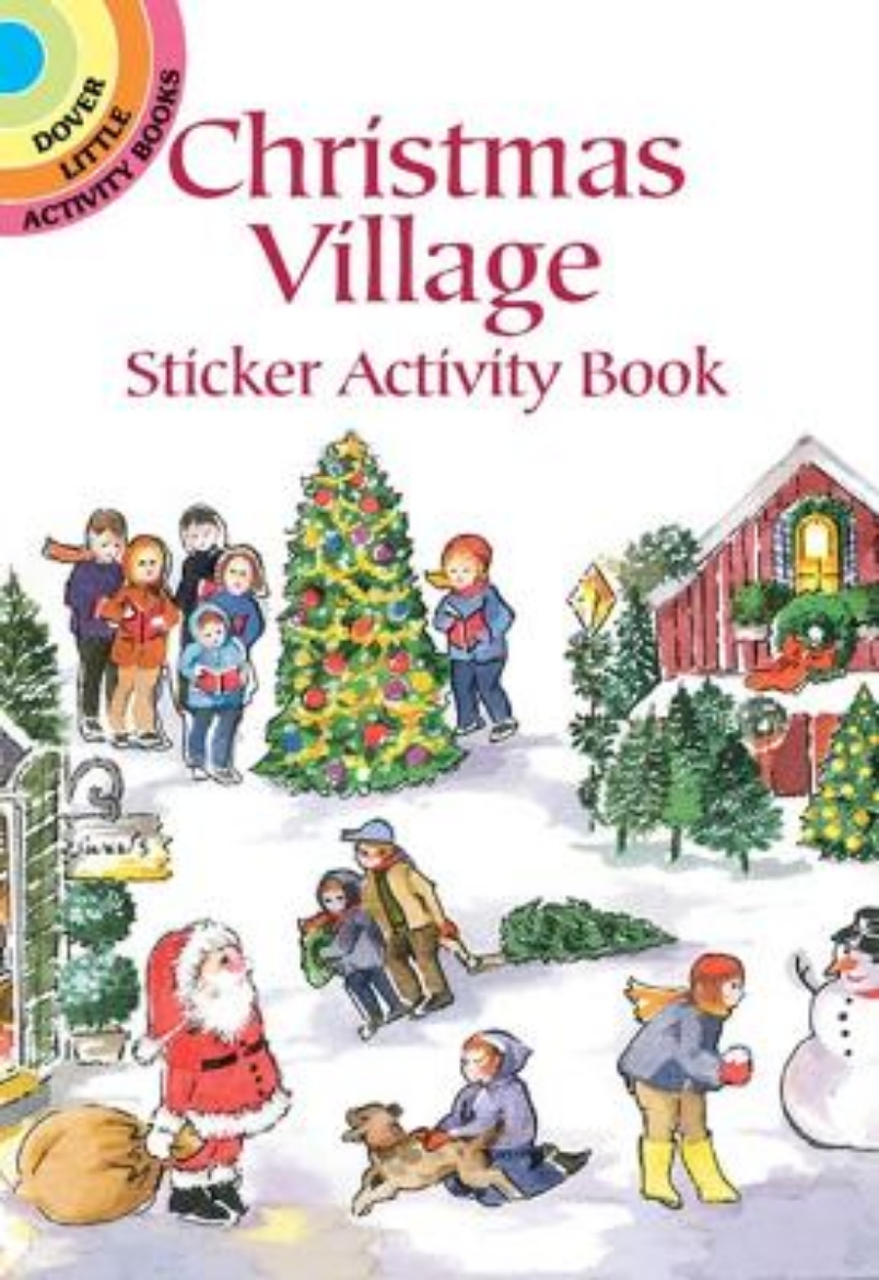 Picture of Christmas village sticker activity book