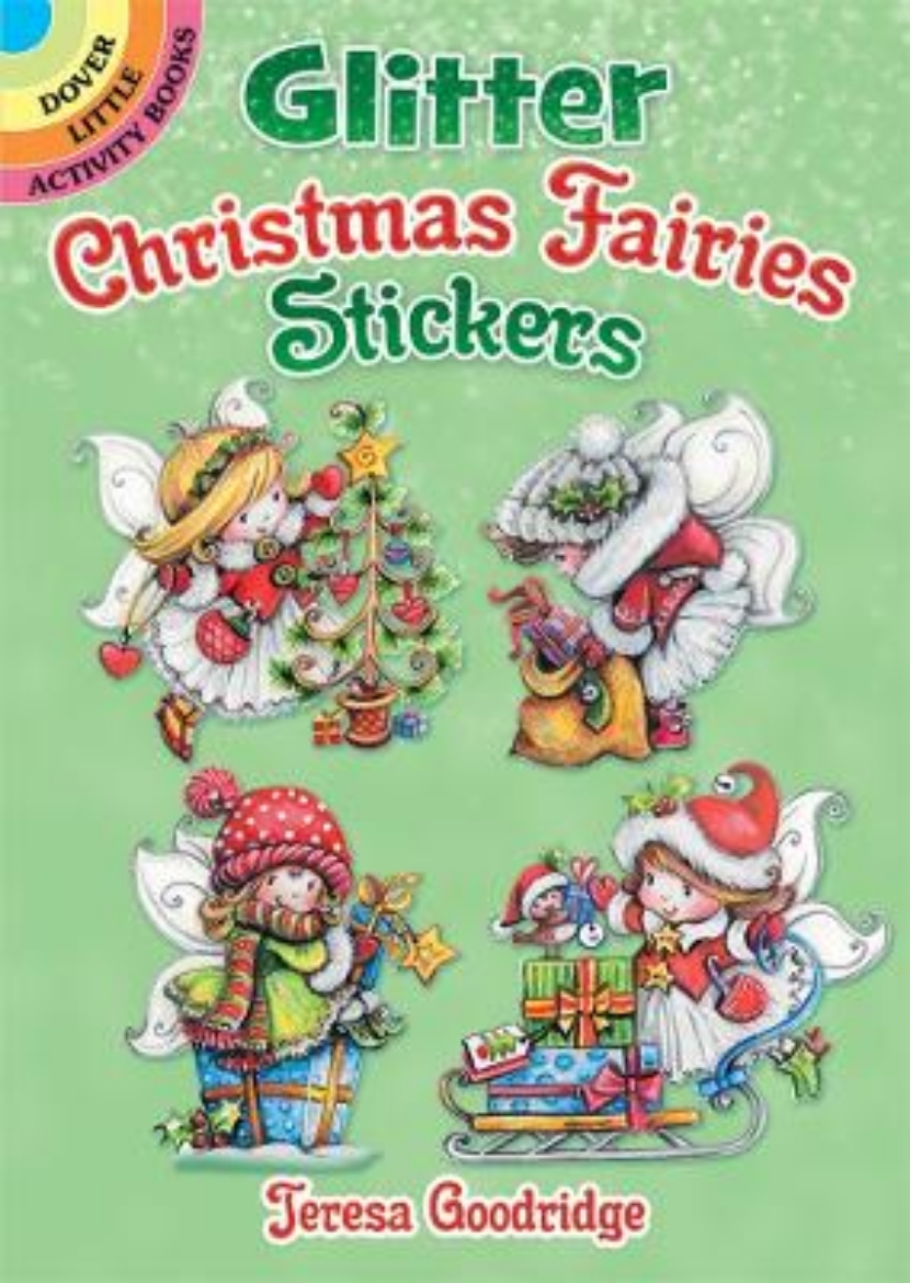 Picture of Glitter Christmas Fairies Stickers