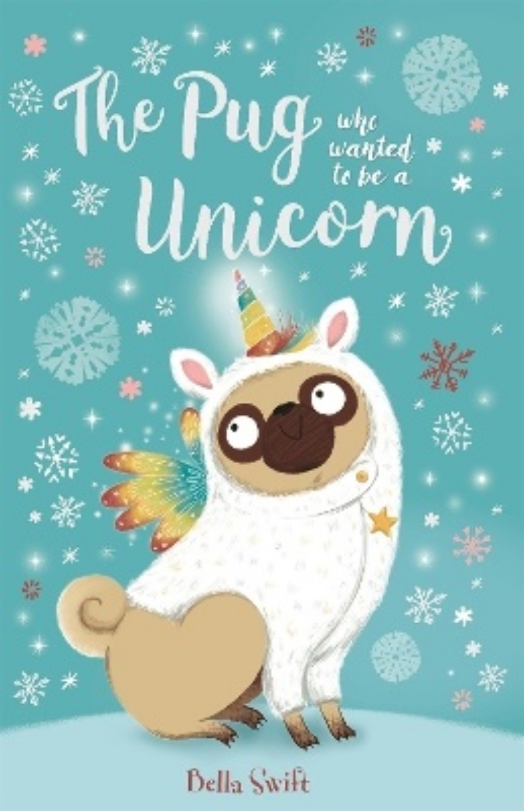 Picture of Pug who wanted to be a unicorn
