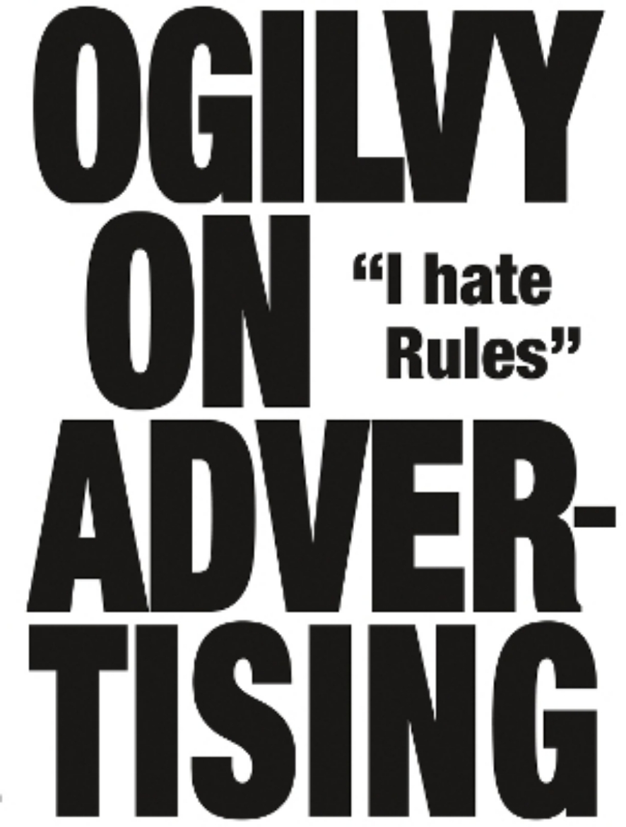 Picture of Ogilvy on advertising