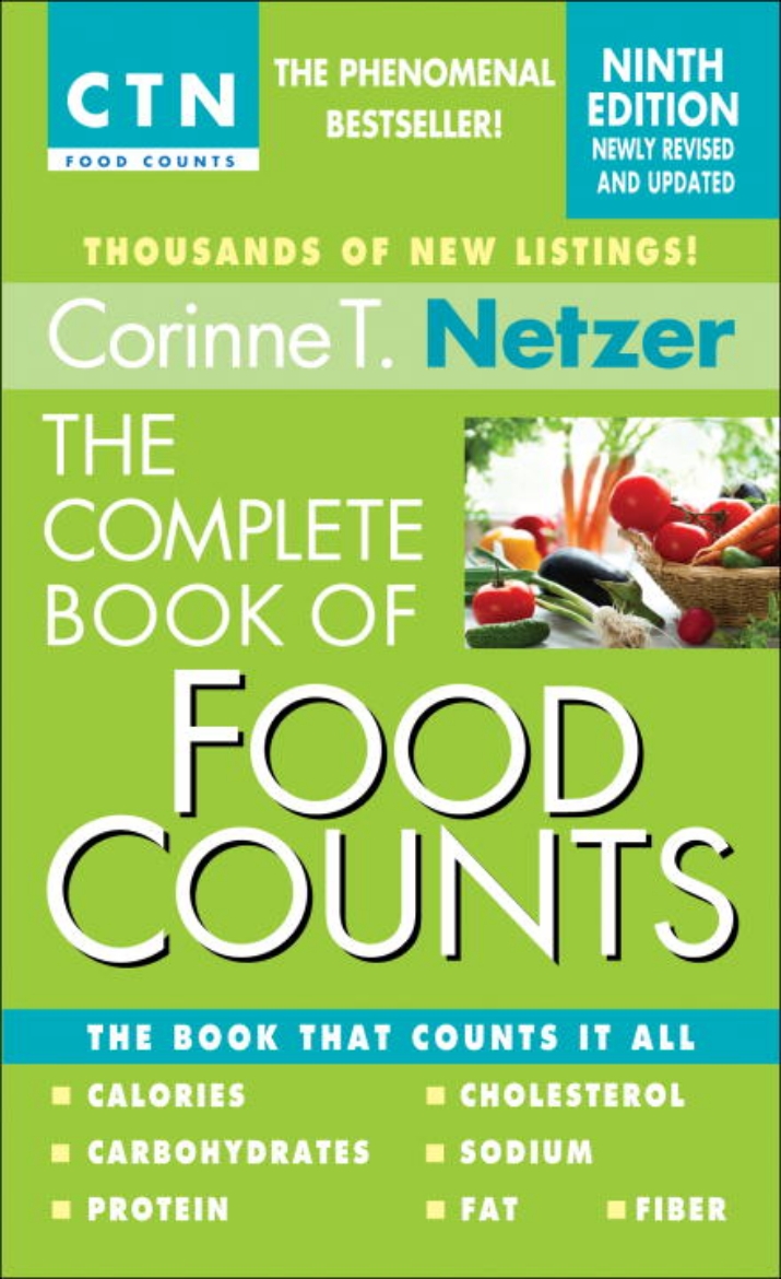 Picture of Complete book of food counts, 9th edition