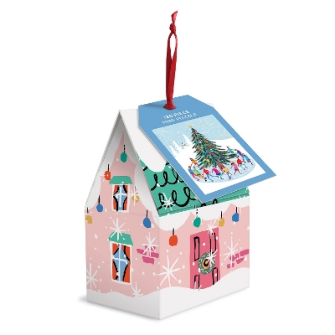Picture of Tree Skaters 130 Piece Puzzle Ornament